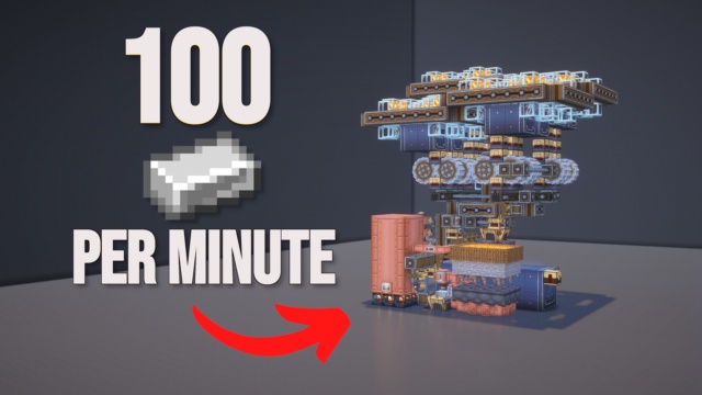 Featured image of Create 6.0 Iron Farm - 6000 Iron Ingots / Hour [Powered]