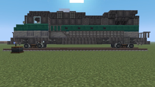Featured image of classic transportation train green