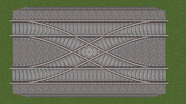 Featured image of Standard Gauge Double Track Switch Diamond Crossing Gravel Base 20 Meters