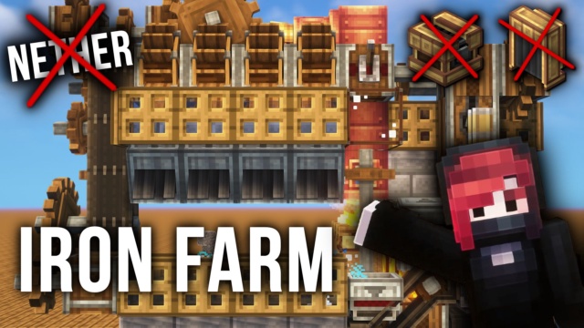 Featured image of Early Game Iron Farm [No Nether]