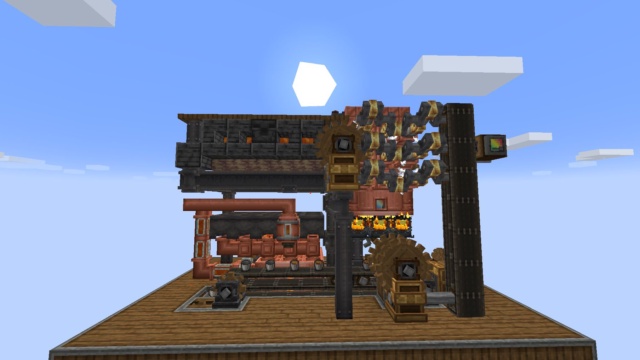 Featured image of Semi-Compact Self Sustaining Level 9 Steam Engine (read description)