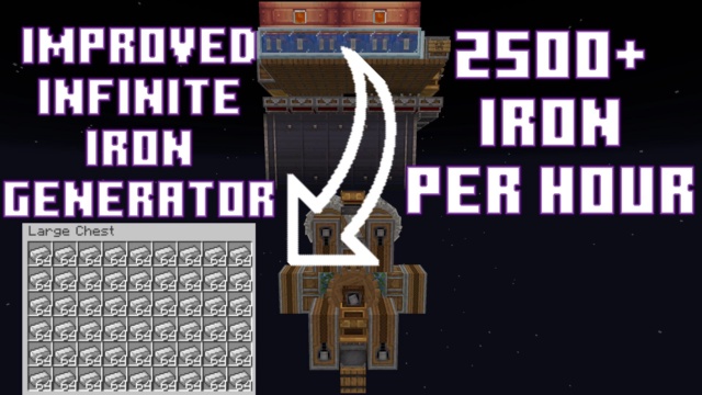 Featured image of Improved Infinite Iron Generator