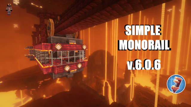 Featured image of Crimson Train & Carriage for the Nether (Carriage part)