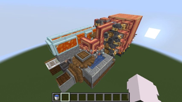 Featured image of 5x5x13 lvl 9 Lava Steam Engine (113'280su output) For My Ship (VS2)