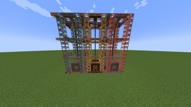 Featured image of 3 Elevators in Andesite Brass and Copper