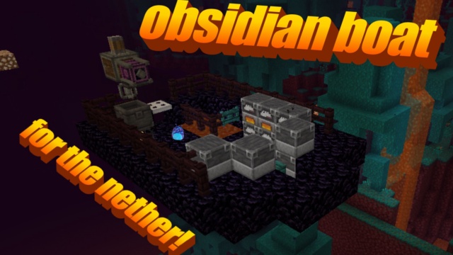 Featured image of Obsidian boat! (uses Eureka!)