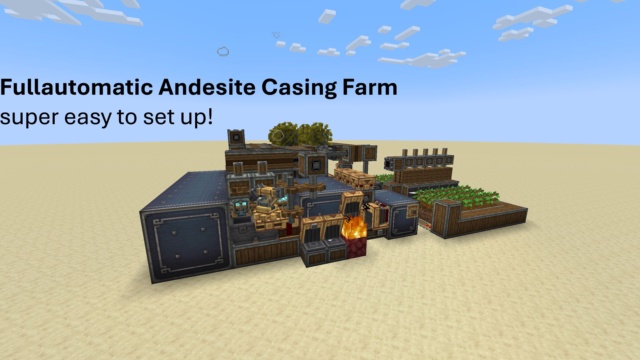 Featured image of [Just Create SMP] Fullauto Andesite Casing Farm