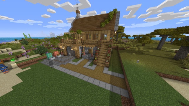 Featured image of Foxel's Starter House with Mine Entrance