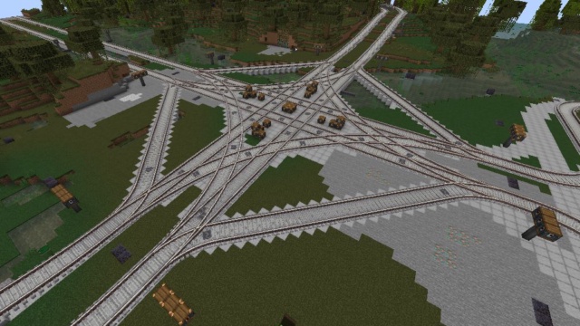 Featured image of 2 Lane 4 Way rail intersection with signals